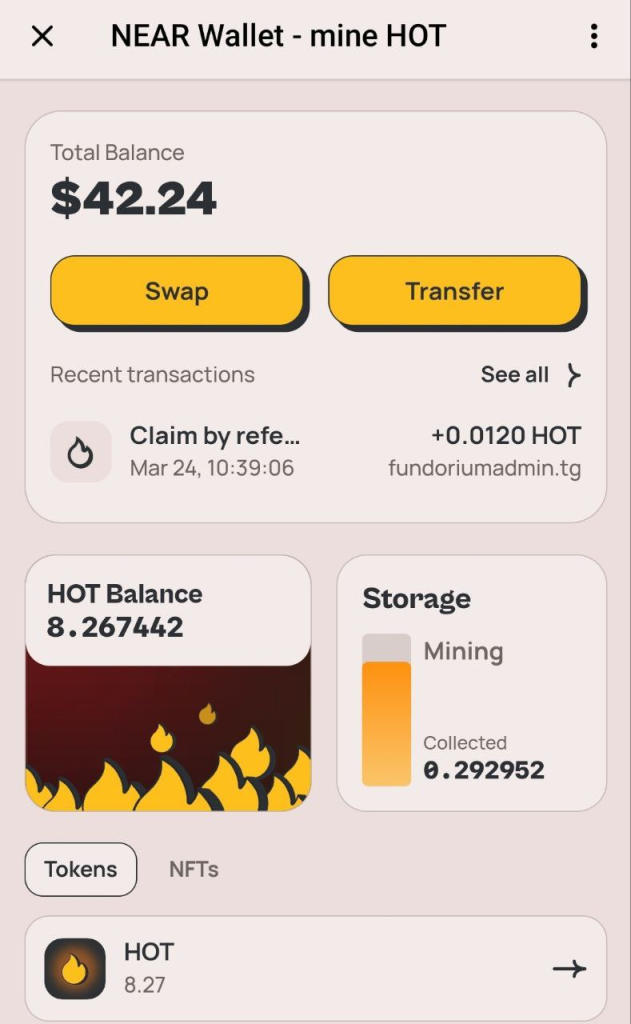 Как начать майнить токен HOT