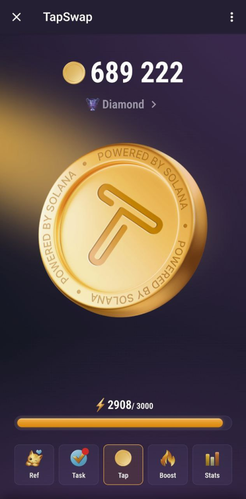 Заработок в TapSwap